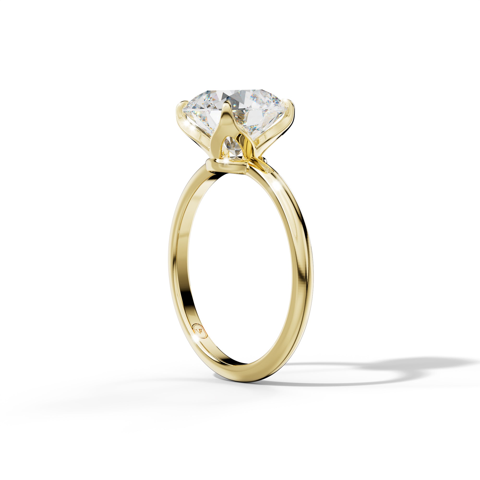 Ella Round Diamond Engagement Ring